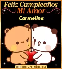 GIF Feliz Cumpleaños mi Amor Carmelina